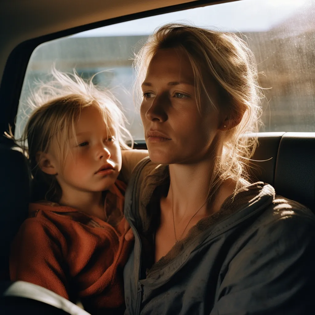 car window tinting mother child